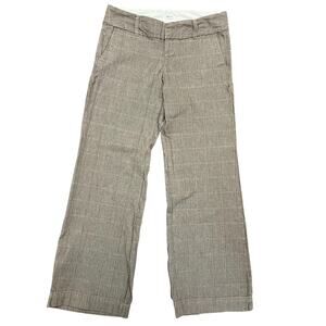 Gap Vintage Y2K Low Rise Wide Leg Plaid Trousers Size 4